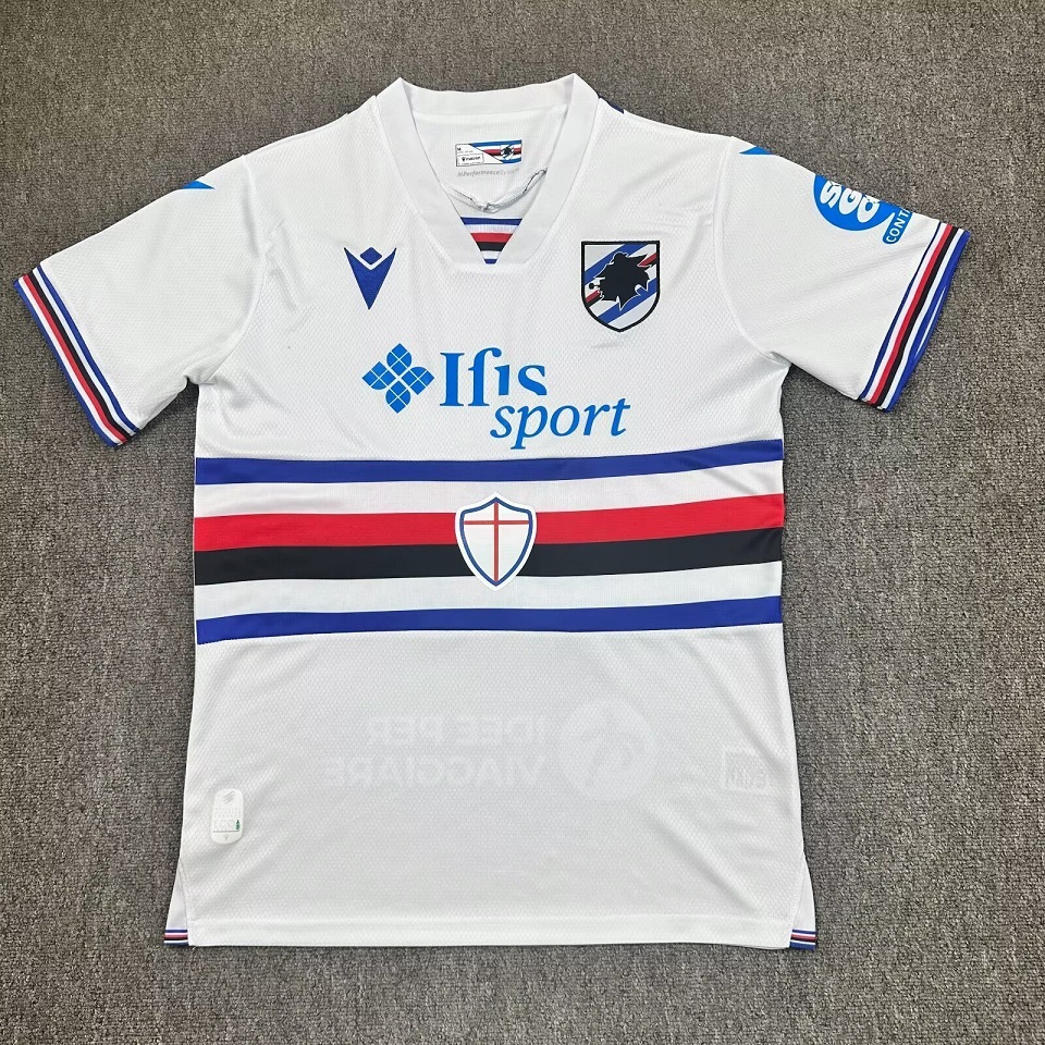 AAA Quality Sampdoria 25/26 Away White Soccer Jersey